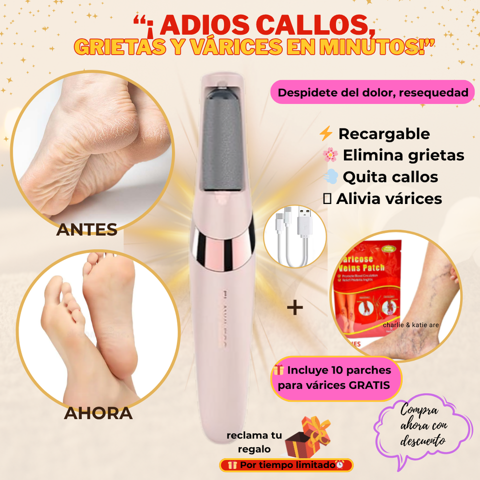 Kit Premium de Cuidado de Pies | Removedor + Parches Antivárices