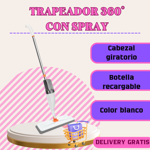 TRAPEADOR 360° CON SPRAY💦