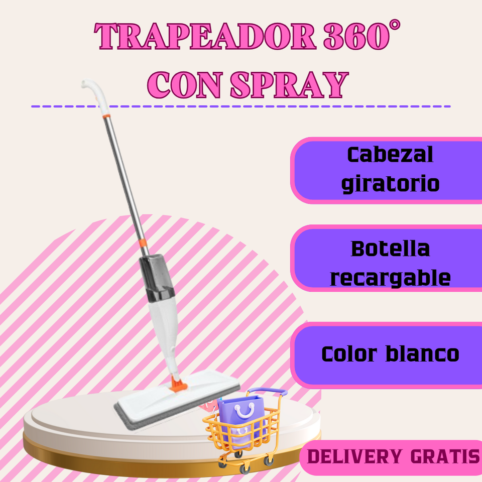 TRAPEADOR 360° CON SPRAY💦