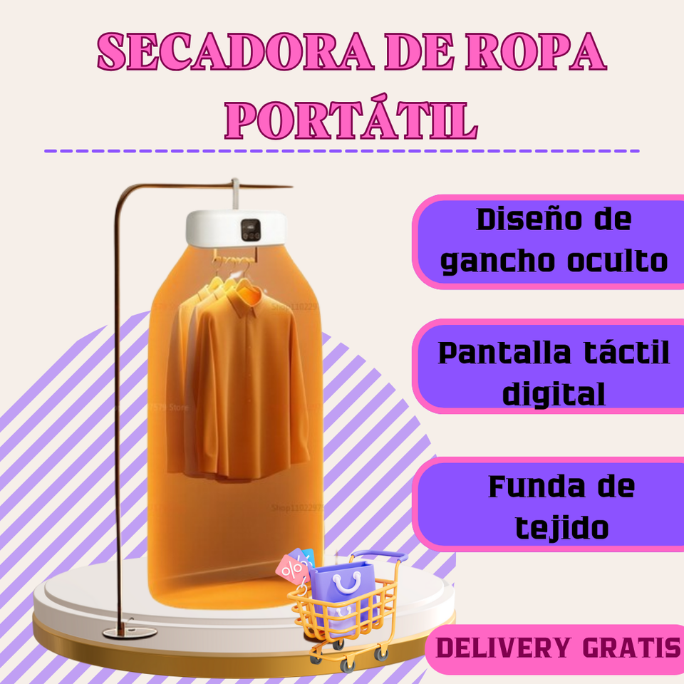 💦SECADORA DE ROPA PORTÁTIL💦