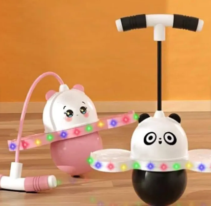 🎈"Diversión que salta con ellos! La pelota que convierte su energía en risas🐼💫"