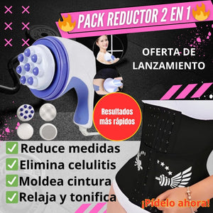 🔥PACK 2 X 1 FAJA + MASAJEADOR CORPORAL🔥