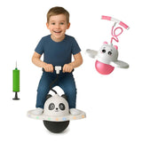 🎈"Diversión que salta con ellos! La pelota que convierte su energía en risas🐼💫"